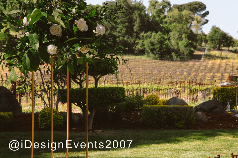 Fortino Winery Gilroy Outdoor Wedding Reception 